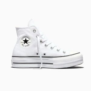 Women’s Converse Chuck Taylor All Star Lift Platform White High-Tops Size 9
